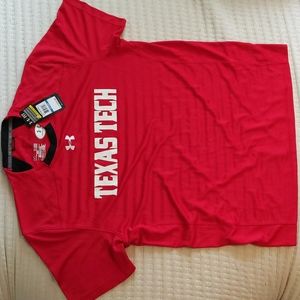 New XL Texas Tech Under Armour Heat Gear Shirt